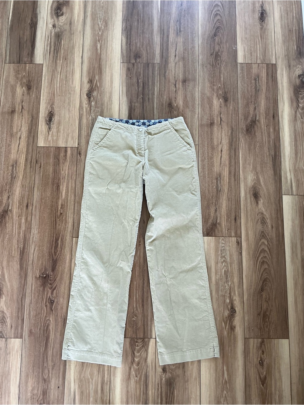 Horny Toad women’s Beige corduroy pants size 8